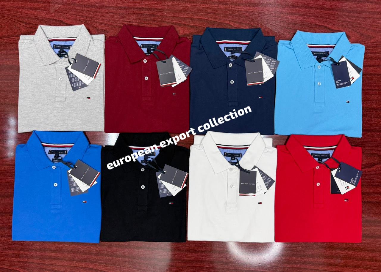 Tommy Hilfiger Polo Shirt Classics 100% cotton fabrics Wholesale Sipping UK & Europe - Image 4