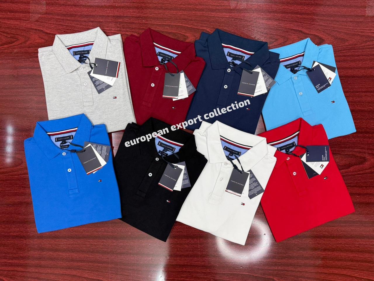 Tommy Hilfiger Polo Shirt Classics 100% cotton fabrics Wholesale Sipping UK & Europe