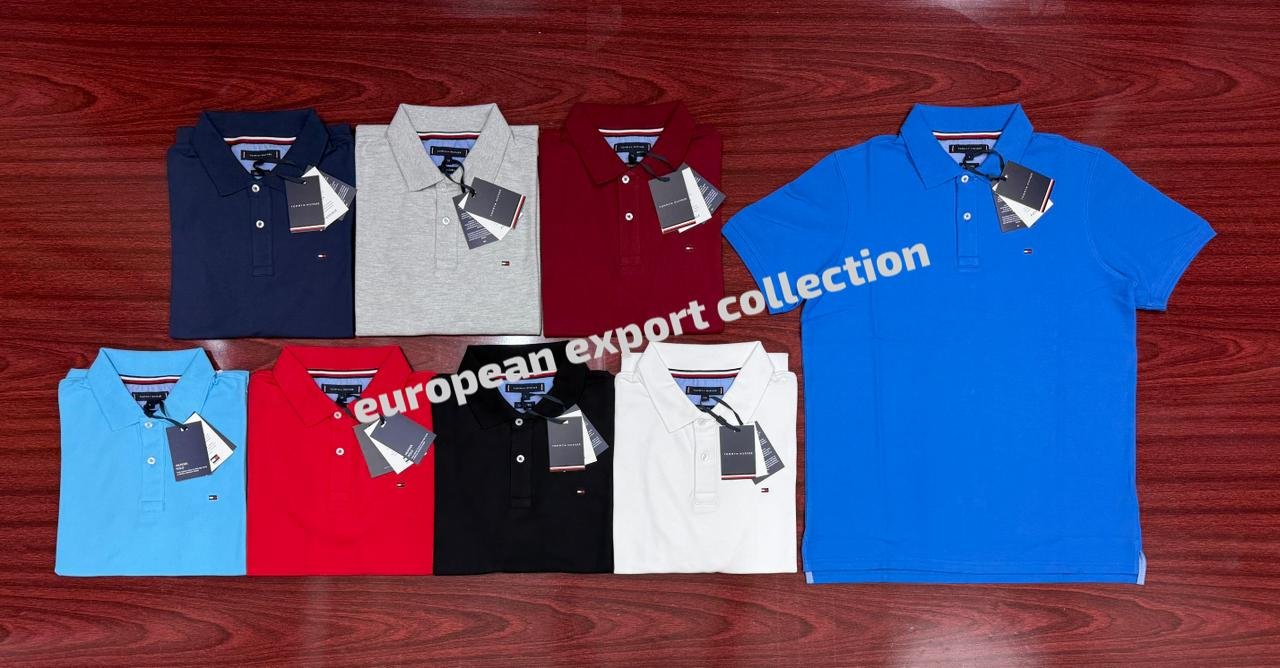 Tommy Hilfiger Polo Shirt Classics 100% cotton fabrics Wholesale Sipping UK & Europe - Image 2