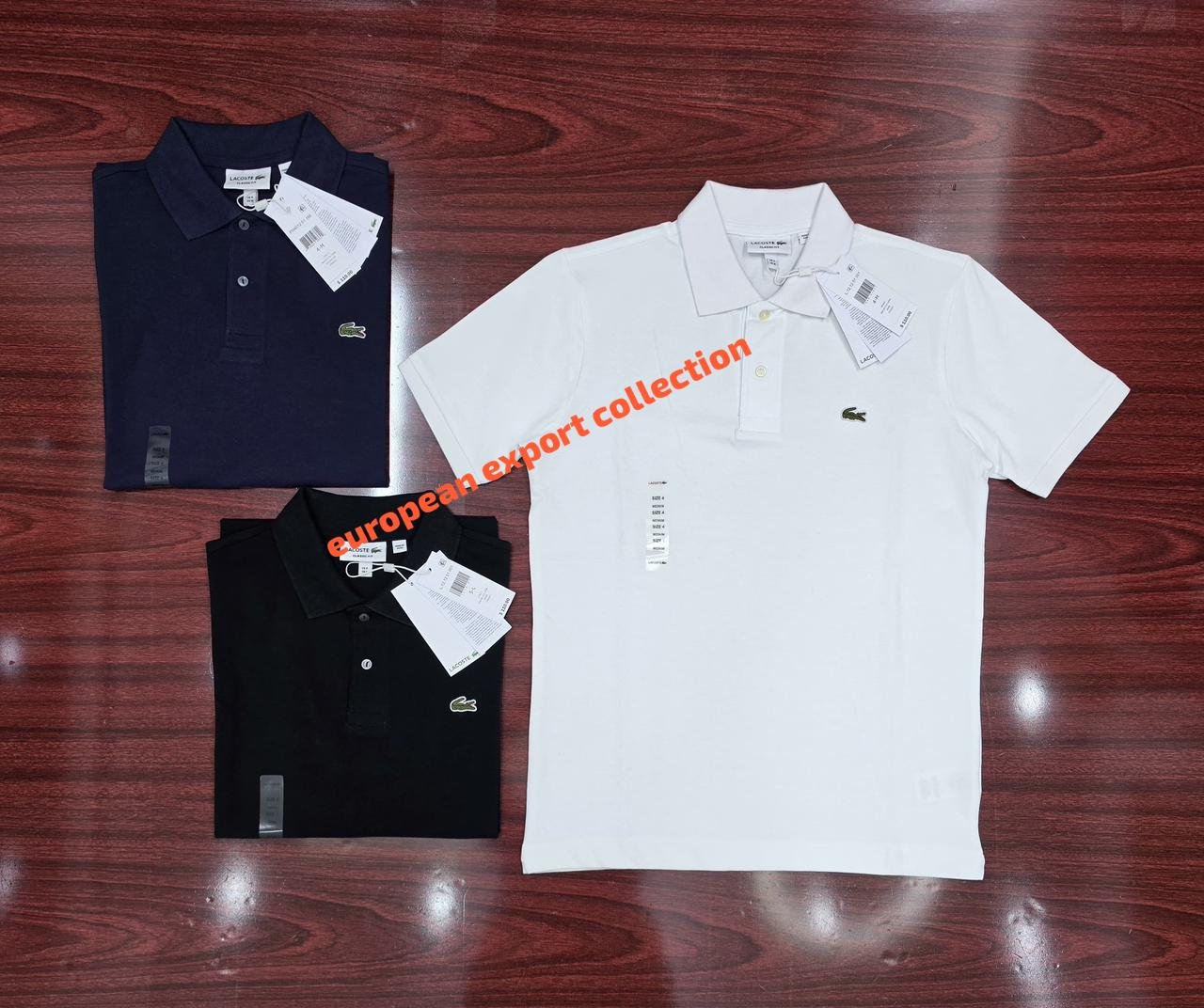 Lacoste Polo shirt 100% cotton fabrics Wholesale Sipping UK & Europe