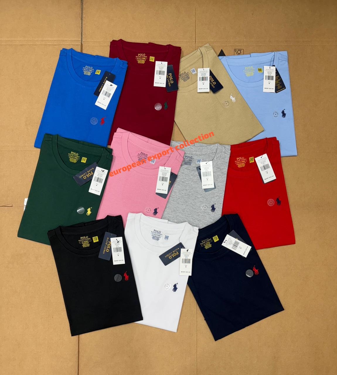 Ralph lauren t-shirt 100% cotton fabrics Wholesale Sipping UK & Europe - Image 2