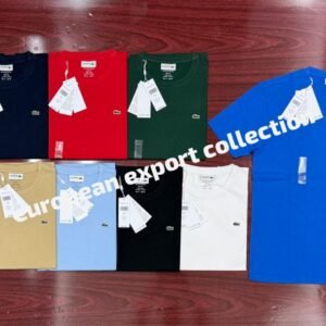 Lacoste t-shirt  100% cotton fabrics Wholesale Sipping UK & Europe