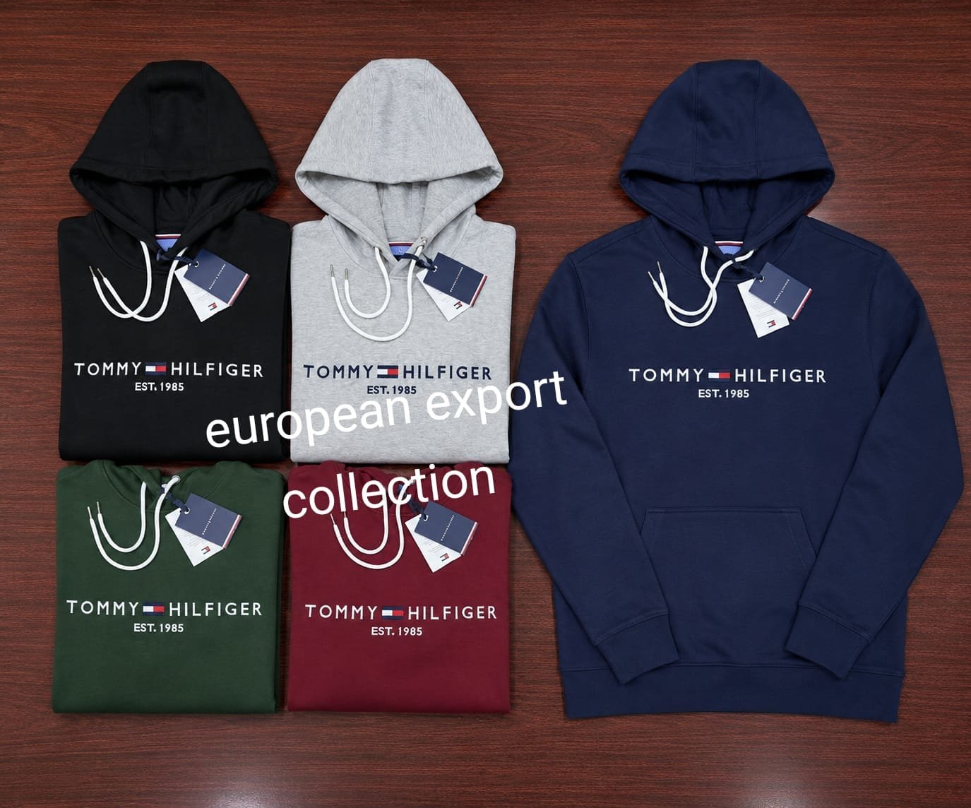 Tommy hoodie Embroidery Logo Fleece fabrics wholesale