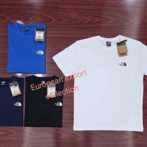 North face t-shirt small logo print 100% Cotton fabrics only for wholesale