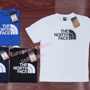 North face t-shirt big logo print 100% Cotton fabrics only for wholesale