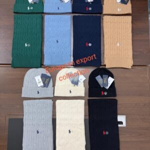 POLO RALPH LAUREN Scarf With Beanie Set For Wholesale To UK EU USA